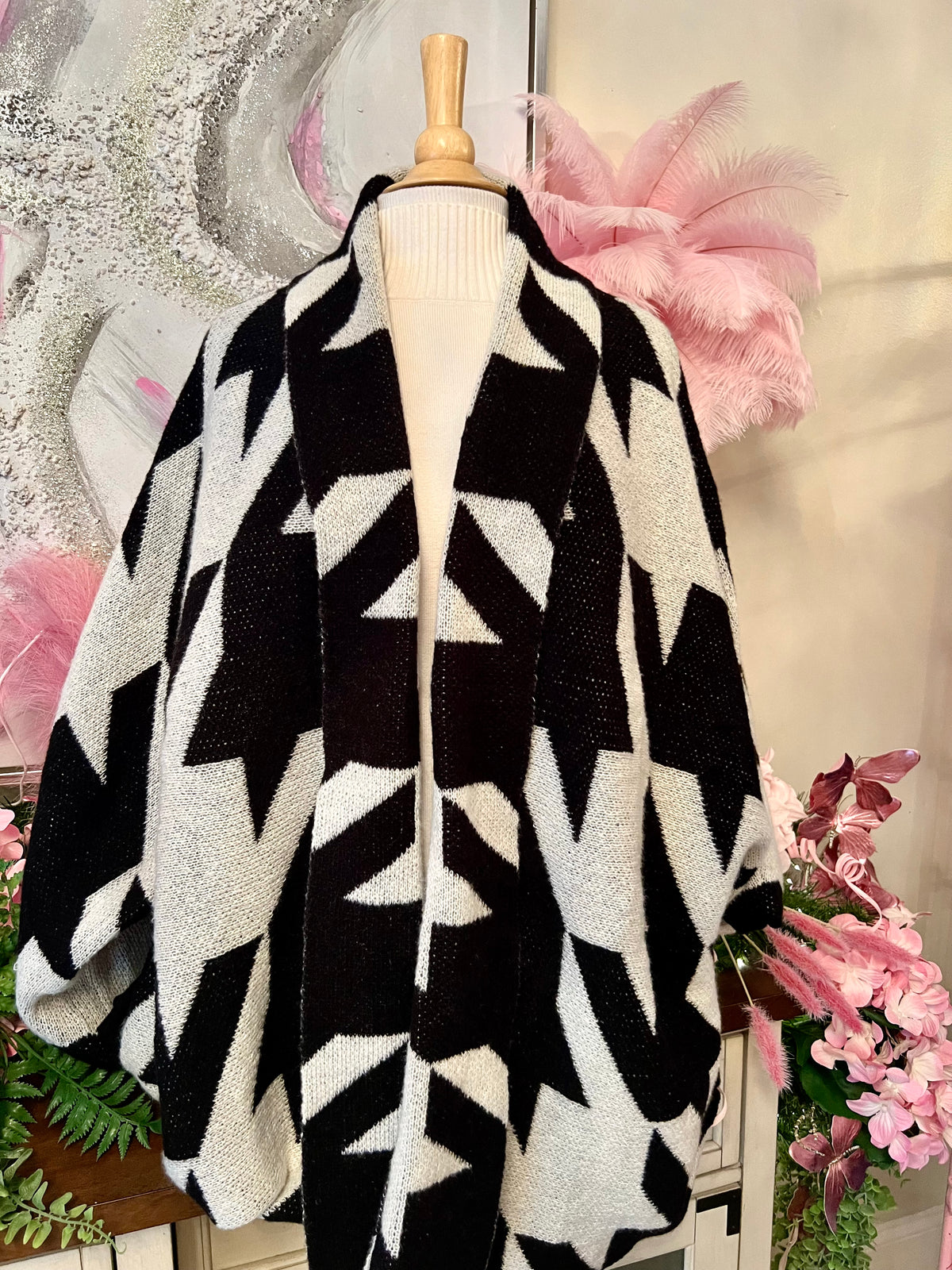 Black Multi Cardigan