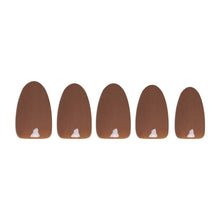 Load image into Gallery viewer, Chocolate Brown Press-On Nails | Fall Solids | Short Oval