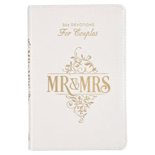 Load image into Gallery viewer, Devotional for Mr. & Mrs. White Faux Leather