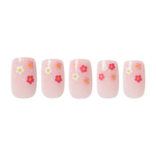 Load image into Gallery viewer, Pretty Bloom Press-On Nails | Short Squoval | Floral Spring
