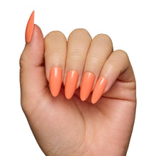 Load image into Gallery viewer, Soft Tangerine Press-On Nails | Medium Almond Solid Nail