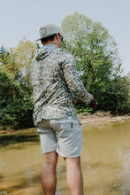 Load image into Gallery viewer, OLE BOY Performance Hooded Tee - Green Camo