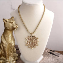 Load image into Gallery viewer, Western Horse Pendant Necklace - Gold Silver – Prairie Medallion
