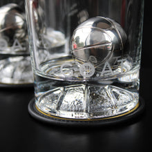 Load image into Gallery viewer, Whiskey BASKETBALL Steel Ice Balls - New NOBLESIP Gift Set