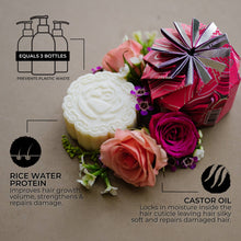 Load image into Gallery viewer, Castor Oil Conditioner Bar Ultra-Hydrating | Chamomile Rose