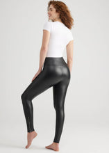 Load image into Gallery viewer, Faux Leather Shaping Legging w/ Side Zip - Plus Sizes Avail