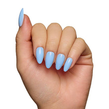 Load image into Gallery viewer, Soft Blue Press-On Nails | Short Almond Solid Nail