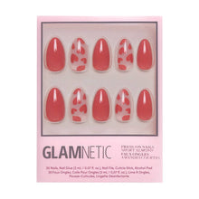 Load image into Gallery viewer, Love Me Press-On Nails | Short Almond | Red Pink Valentine