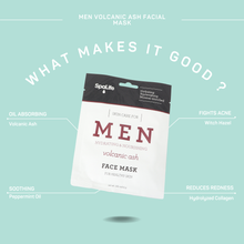 Load image into Gallery viewer, Men's Volcanic Ash Hydrating Facial Mask