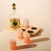 Load image into Gallery viewer, Tequila Decanter Set with Himalayan Salt Shot Glasses