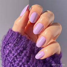 Load image into Gallery viewer, Lilac Press-On Nails|Short Round Shape|Spring Press on Nails