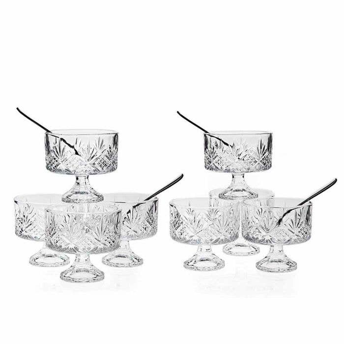 Dublin Crystal Tasters Trifle 16 Piece Set