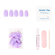 Load image into Gallery viewer, Lilac Press-On Nails|Short Round Shape|Spring Press on Nails