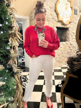 Load image into Gallery viewer, OMG ZoeyZip Straight Leg Crop with Bottom Fringe