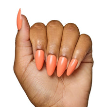 Load image into Gallery viewer, Soft Tangerine Press-On Nails | Medium Almond Solid Nail