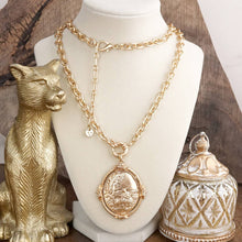 Load image into Gallery viewer, Long Horse Pendant Necklace – Equestrian Keepsake
