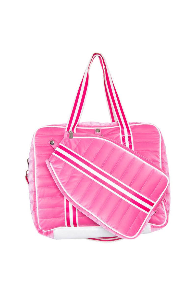 Hot Pink Pickleball Tote Bag