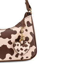 Load image into Gallery viewer, Sutton Cow Print Shoulder Bag
