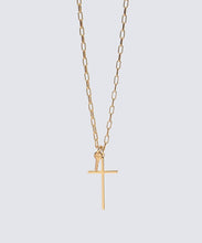 Load image into Gallery viewer, Cross and Mini Key Necklace
