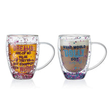 Load image into Gallery viewer, Dolly Parton Double Wall Confetti Mug Set 2 Gift Box
