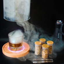Load image into Gallery viewer, Glass Dome Cocktail and Food Smoker Kit. Home Bar. Gift Set
