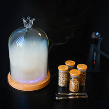 Load image into Gallery viewer, Glass Dome Cocktail and Food Smoker Kit. Home Bar. Gift Set
