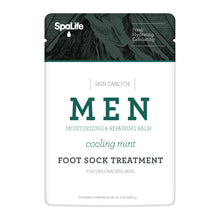 Load image into Gallery viewer, Men's Cooling Mint Moisturizing Foot Sock Treatment
