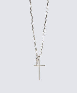 Cross and Mini Key Necklace