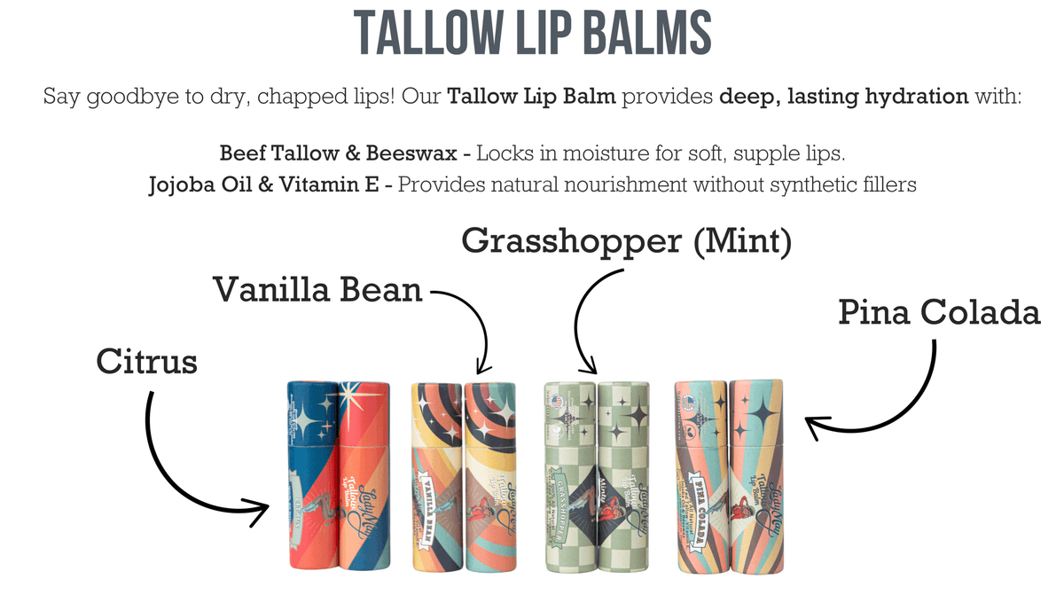 Pina Colada Tallow Lip Balm