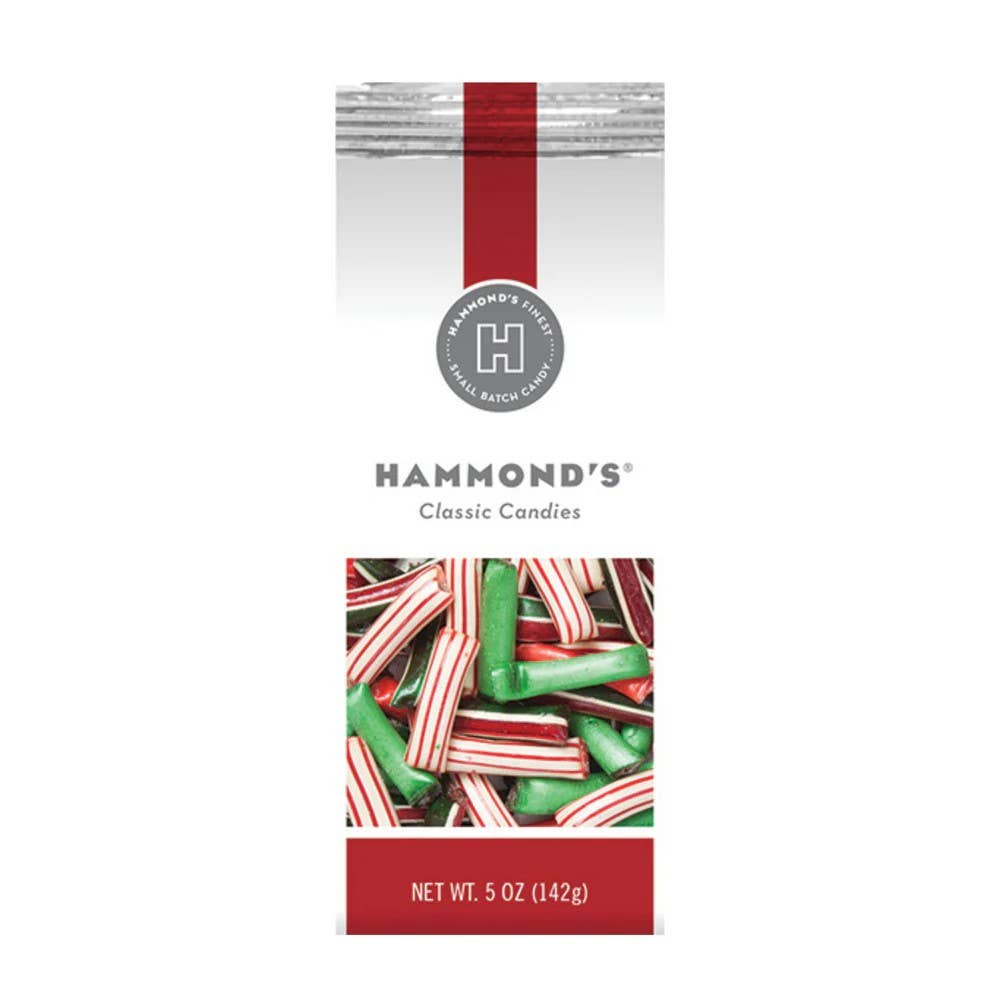 Classic Candy - Filled Straws - Holiday Mix - 5 oz Gift Bag