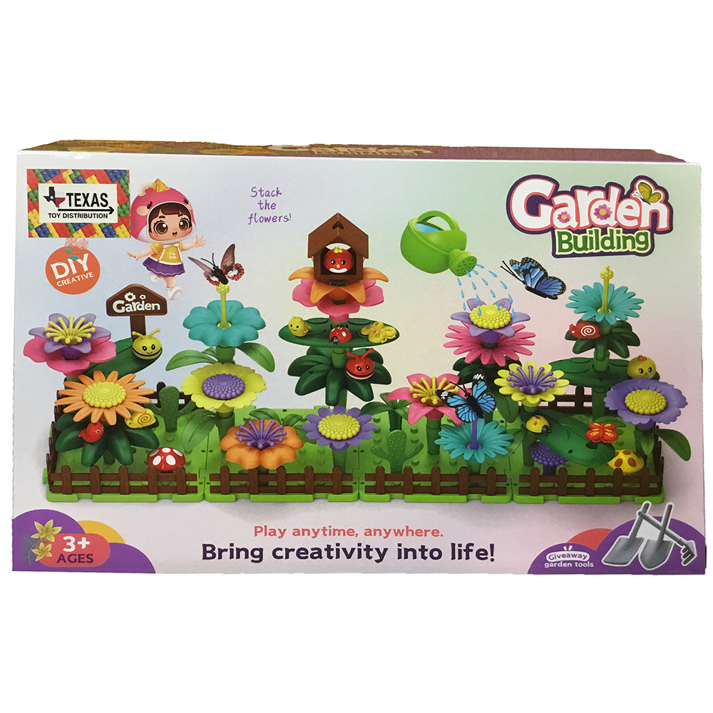 Flower Garden Building Block Set