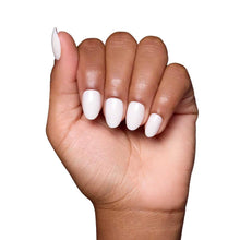 Load image into Gallery viewer, White Swan Press-On Nails | Short Oval Solid Holiday Nails
