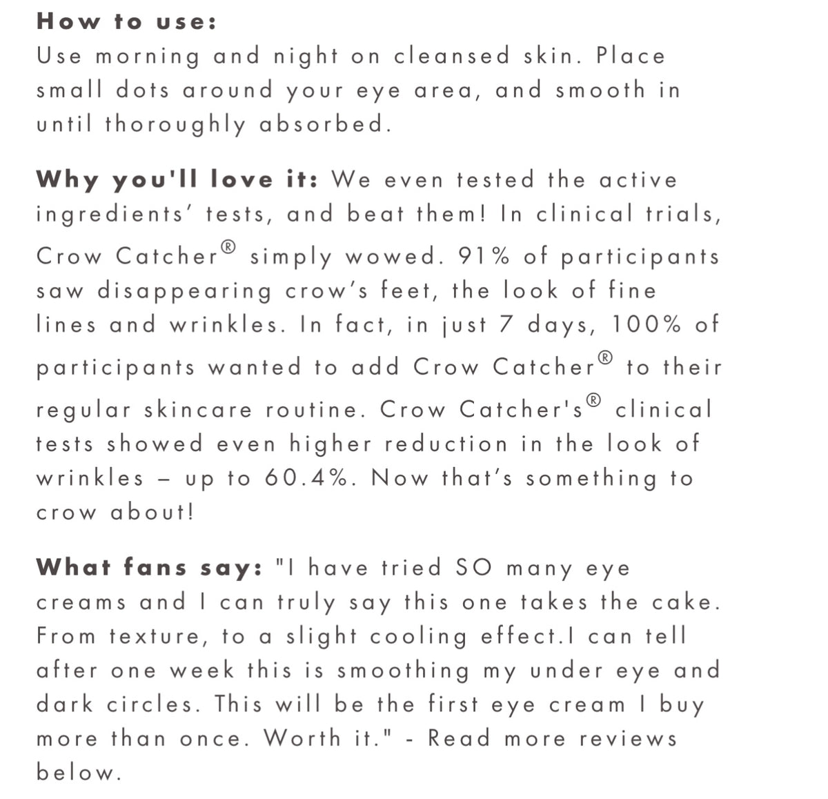 Crow Catcher