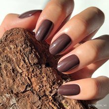Load image into Gallery viewer, Bark Brown Press-On Nails | Fall Solids | Short Round
