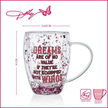 Load image into Gallery viewer, Dolly Parton Double Wall Confetti Mug Set 2 Gift Box
