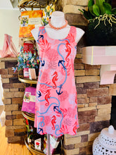 Load image into Gallery viewer, Carole Coral SeaHorse Dress
