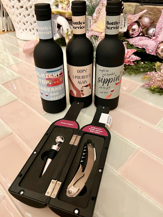 Wine Bottle Accessory Kit