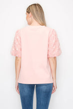 Load image into Gallery viewer, Rimmie Pointe Knit Top with Lace
