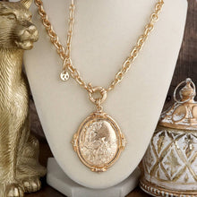 Load image into Gallery viewer, Long Horse Pendant Necklace – Equestrian Keepsake
