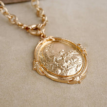 Load image into Gallery viewer, Long Horse Pendant Necklace – Equestrian Keepsake
