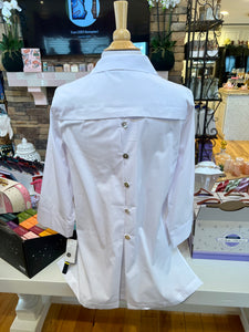 Magenta Button Back Shirt
