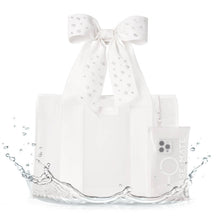 Load image into Gallery viewer, Case-Mate Ivory Pearl Bow Jelly Tote Bag
