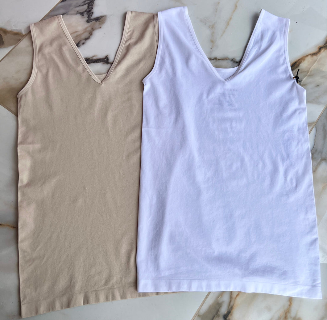 Ultra Soft Seamless V-Neck Tank