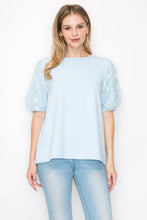 Load image into Gallery viewer, Rimmie Pointe Knit Top with Lace
