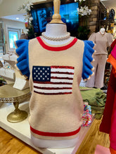 Load image into Gallery viewer, Sequin Flag Sweater
