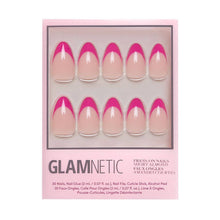 Load image into Gallery viewer, Raspberry Sorbet Press-On Nails | French Tip | Short Almond
