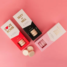 Load image into Gallery viewer, Love Bomb Shower Steamers - Santal - Set of 8 Tabs
