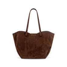 Load image into Gallery viewer, Harper Lock Suede Tote Bag
