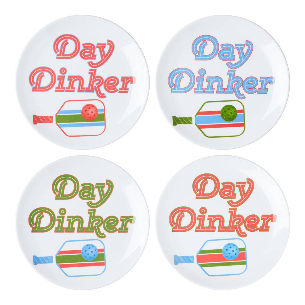 Set of Four Melamine Pickleball Set