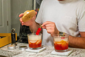 Cocktail Smoker Kit with Stand "Smoky Pro", Whiskey Bar Gift